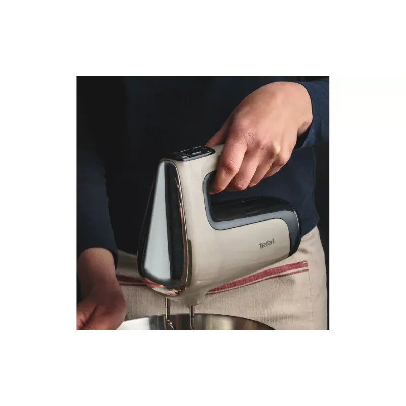 Batedeira manual Tefal Powermix Silence 4 in 1, Bronze (HT663AF0)