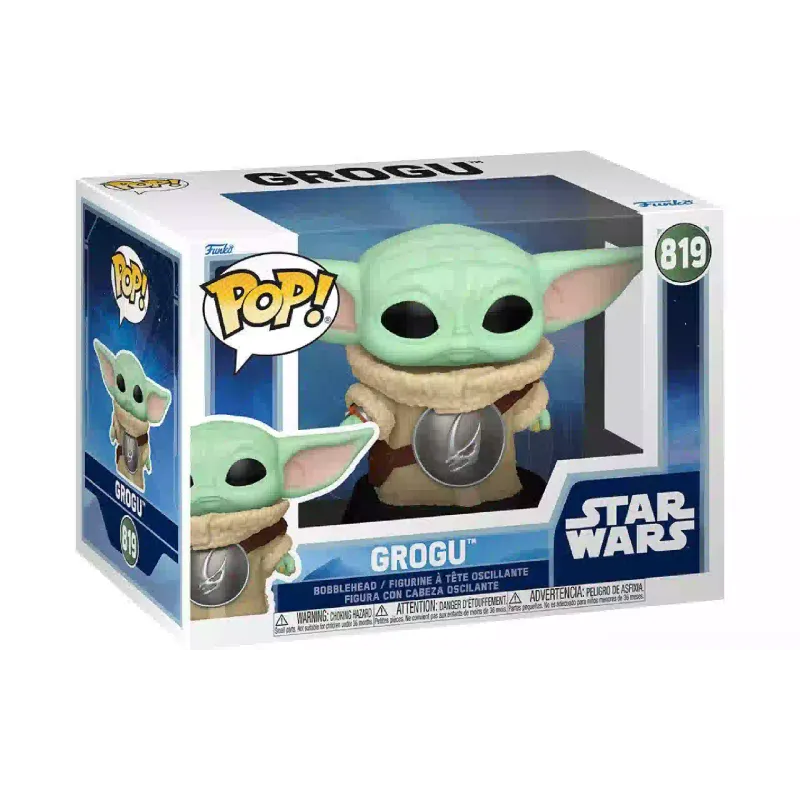 Estatueta Funko POP Star Wars Mandalorian & Grogu Grogu (889698904476)