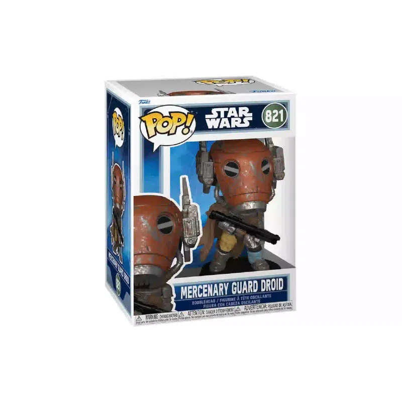 Estatueta Funko POP Star Wars Mandalorian & Grogu Mercenary Guard Droid (889698904490)