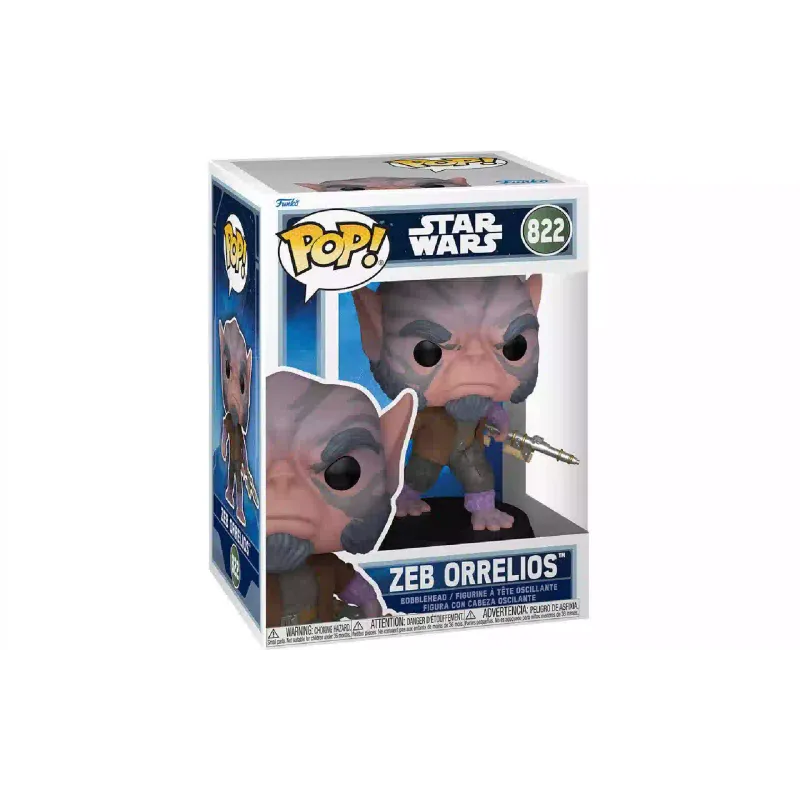Фигурка Funko POP Star Wars Mandalorian & Grogu Zeb Orrelios (889698904506)