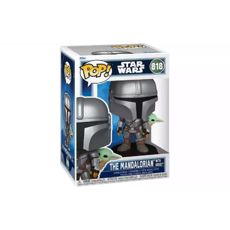 Фигурка Funko POP Star Wars Mandalorian & Grogu The Mandalorian with Grogu (889698904438)