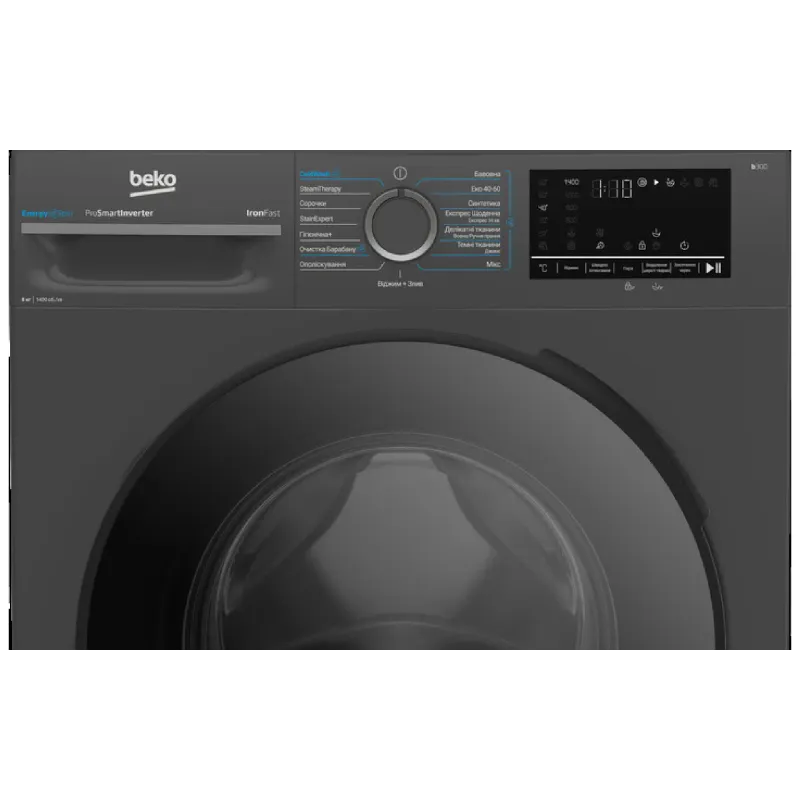 Пералня Beko, Dark Grey (BM3WFU48415APAA2)