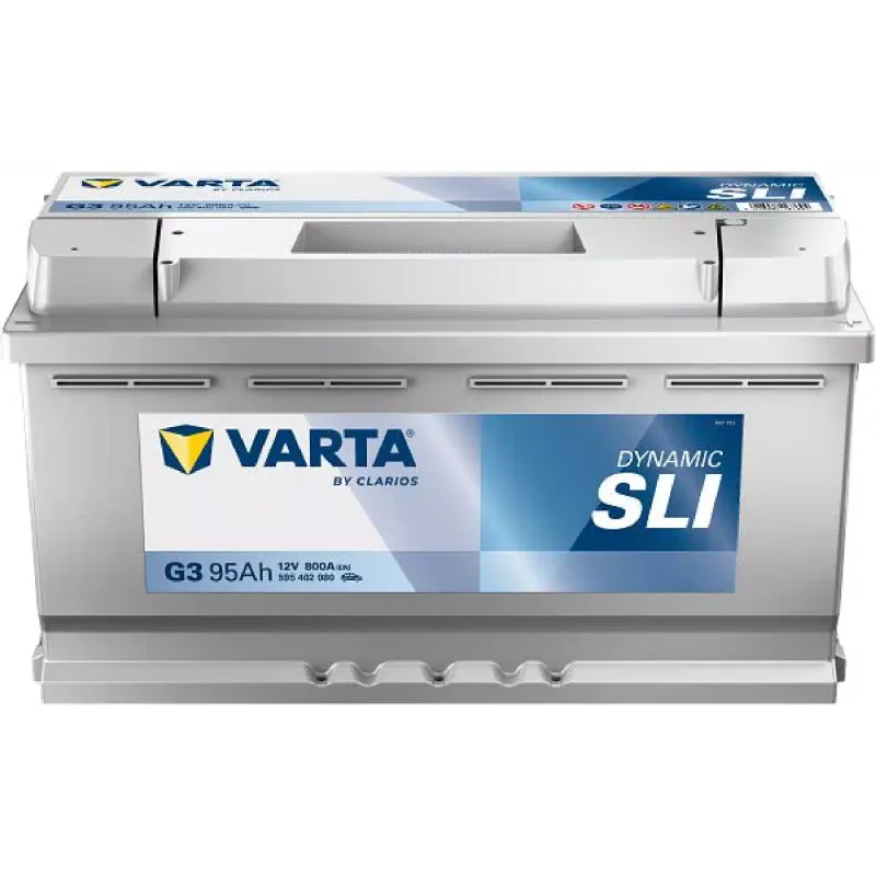 بطارية Varta Dynamic SLI 12V 95Ah 800A R+ (595402080)