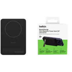 Powerbank Belkin Qi2 Magnetic Wireless 5000 mAh, Black (BPD011HQBK)