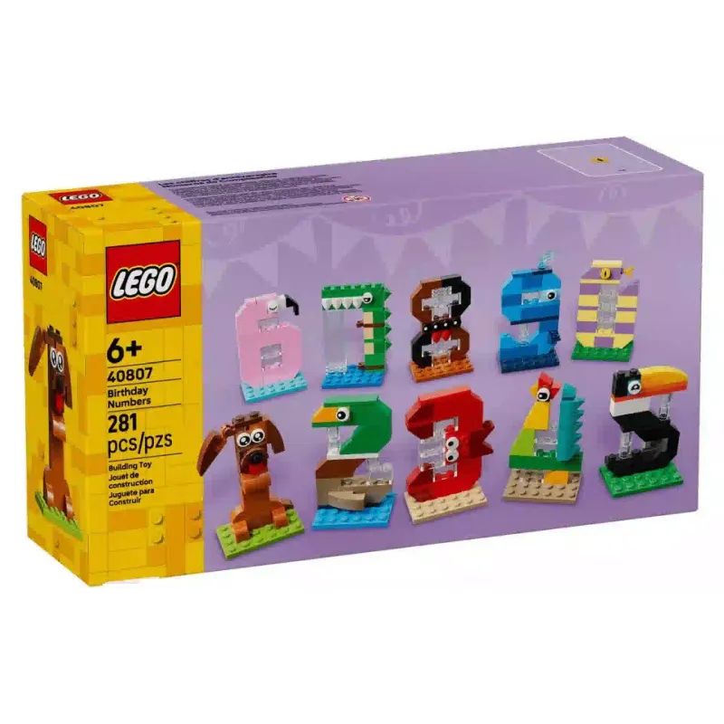 Constructor LEGO Birthday Numbers (40807)