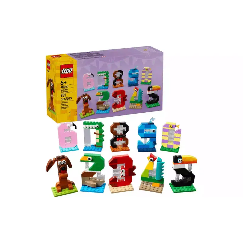 Constructor LEGO Birthday Numbers (40807)
