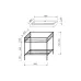 Bathroom set Ardesto (NNT_60), White