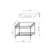 Bathroom set Ardesto (LBT_80), White