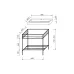 Bathroom set Ardesto (NNT_50), White