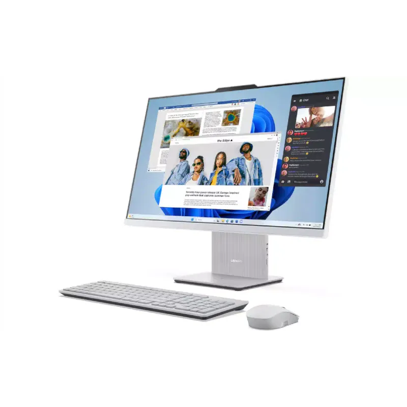Компьютер Lenovo IdeaCentre AIO 27" FHD 32Gb/1Tb/R7 7735HS/UMA/DOS Cloud Grey 27ARR9 (F0HQ007VUO)