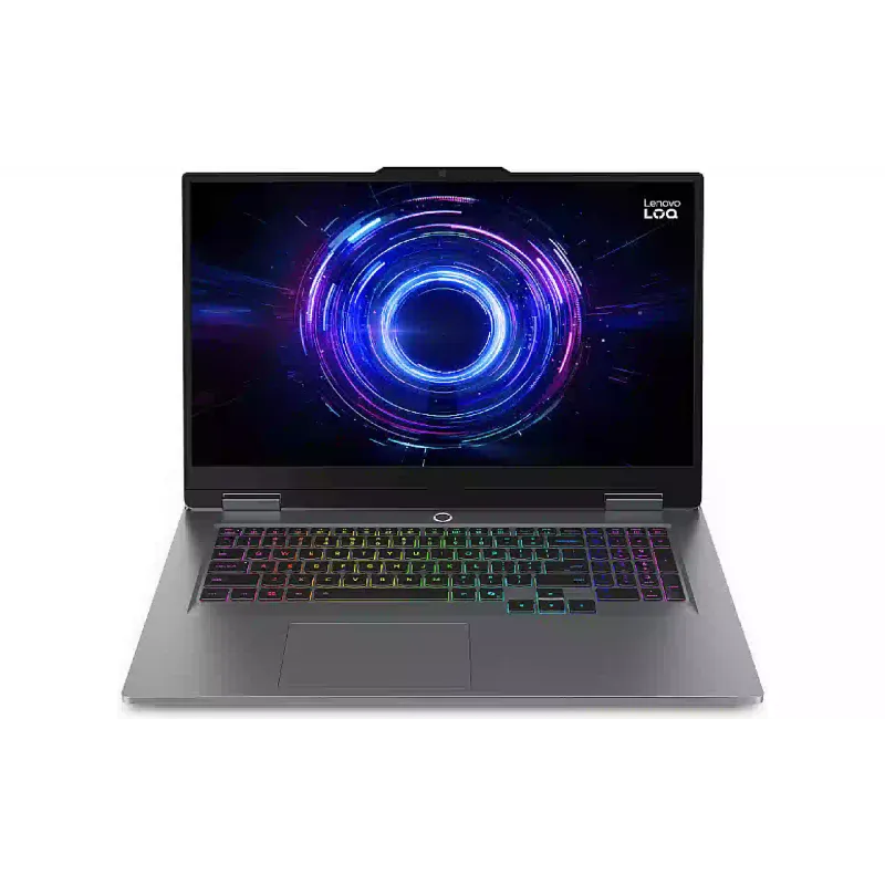 Ноутбук Lenovo LOQ 17.3" FHD 24Gb/1Tb/i7-13650HX/RTX 5050-8/DOS Luna Grey 17IRX10 (83JH00EPRA)