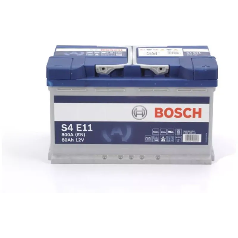 بطارية Bosch S4 12V 80Ah 800A R+ (0092S4E111)