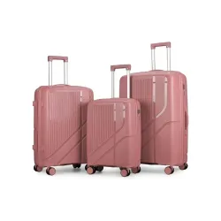 Un juego de maletas 2E L+M+S M7969, Pink/Gold (2E-PP-M7969-SET3-RG)
