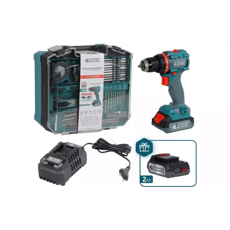 Ασύρματο κιτ εργαλείων Konner&Sohnen (KS ID20V-60 KIT 74 PLUS)