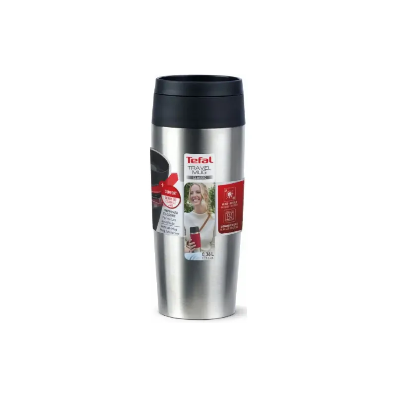 Copo térmico Tefal Travel Mug Classic, Stainless steel (N2020110)