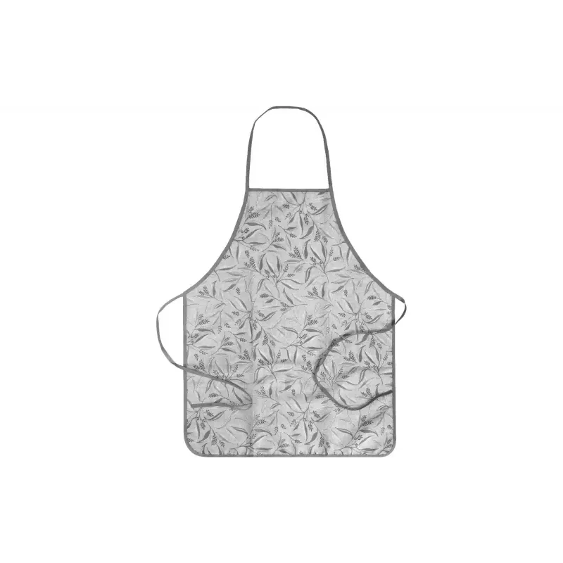 Avental de cozinha Ardesto Grey leaves, Grey (ART12GL)
