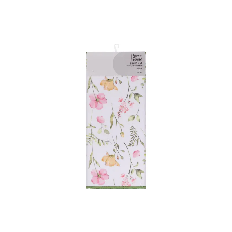 Tapete para secar louça Ardesto Spring flowers, White (ART17FL)