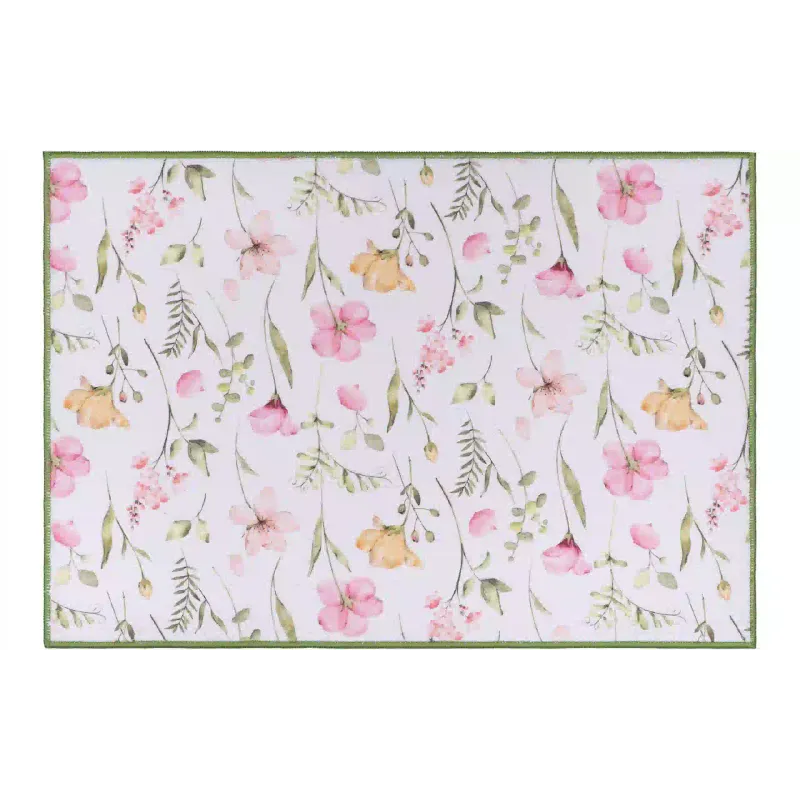 Tapete para secar louça Ardesto Spring flowers, White (ART17FL)
