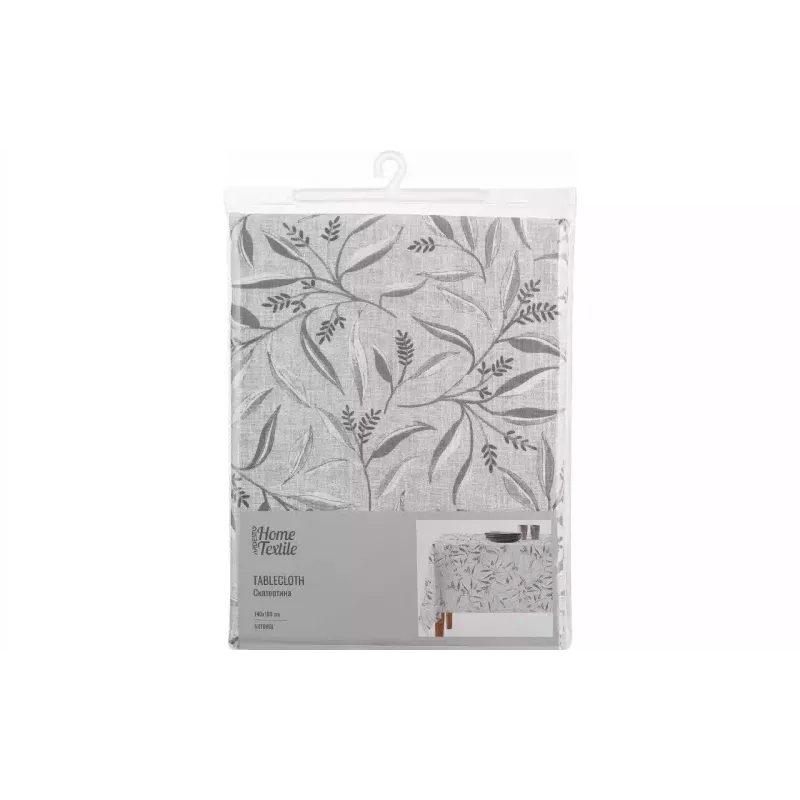 مفرش المائدة Ardesto Grey leaves, Grey (ART08GL)