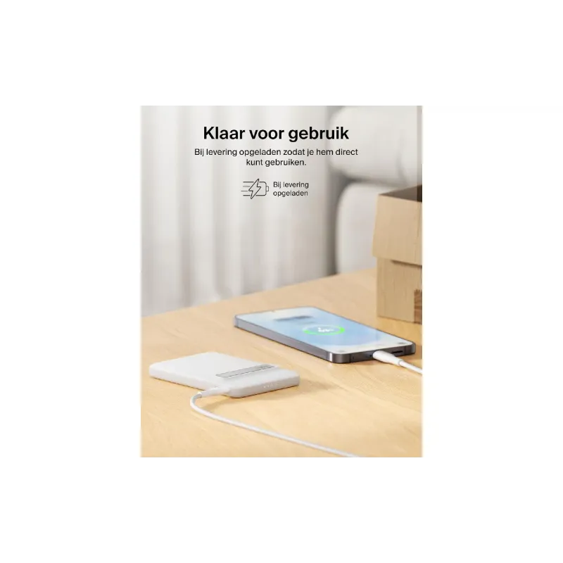 باور بانك Belkin 5000 mAh, White (BPD011HQWH)