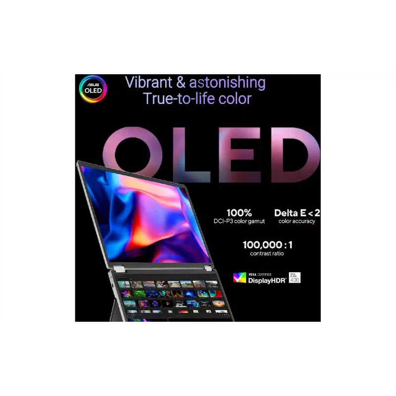 شاشة Asus ZenScreen Duo MQ149CD (90LM0AKV-B01N70)