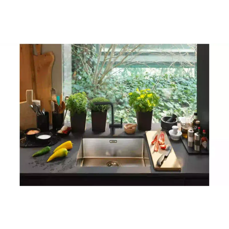 Pia de cozinha + picador Franke, Stainless steel (122.0763.945)