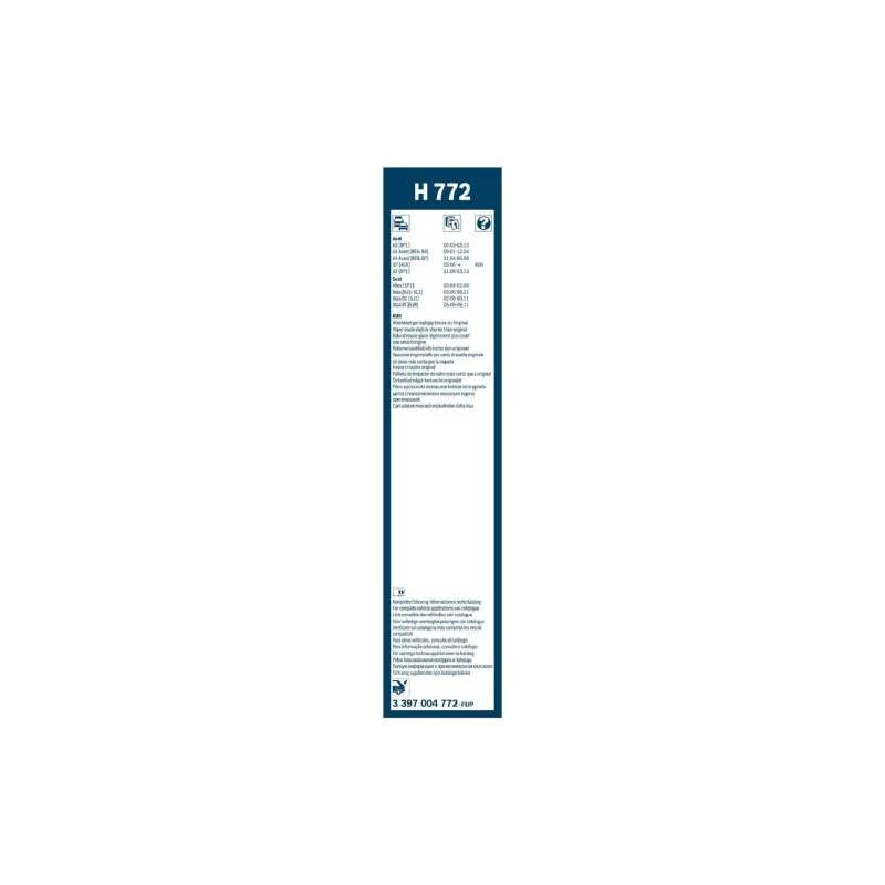 Limpiaparabrisas trasero Bosch Twin (3397004772)
