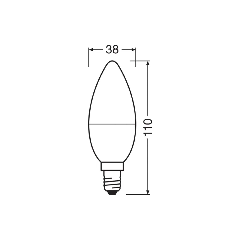 Lâmpada LED Osram (4058075628625)