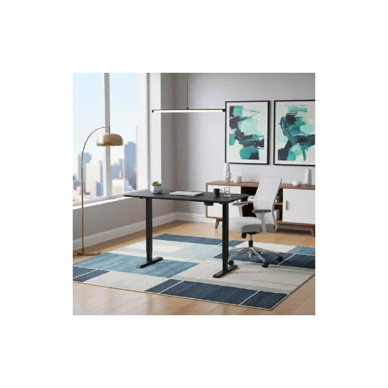 Table with adjustable legs Itech (MT12BB), Black