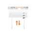 Miza z nastavljivimi nogami Itech, White (MT12BW)
