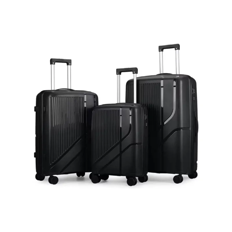 Ein Satz Koffer 2E L+M+S M7969, Black (2E-PP-M7969-SET3-BK)
