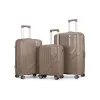Комплект куфари 2E L+M+S M7969, Champagne (2E-PP-M7969-SET3-CH)