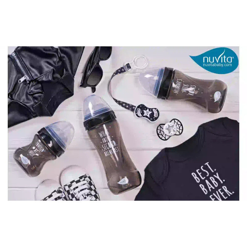 Пляшечка для годування Nuvita (NV6032BLACK)
