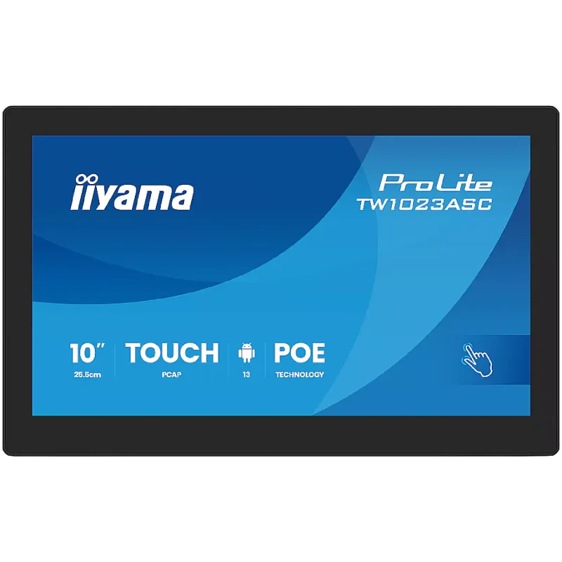 Монітор сенсорний Iiyama 10.1" WXGA/IPS  (TW1023ASC-B3P)