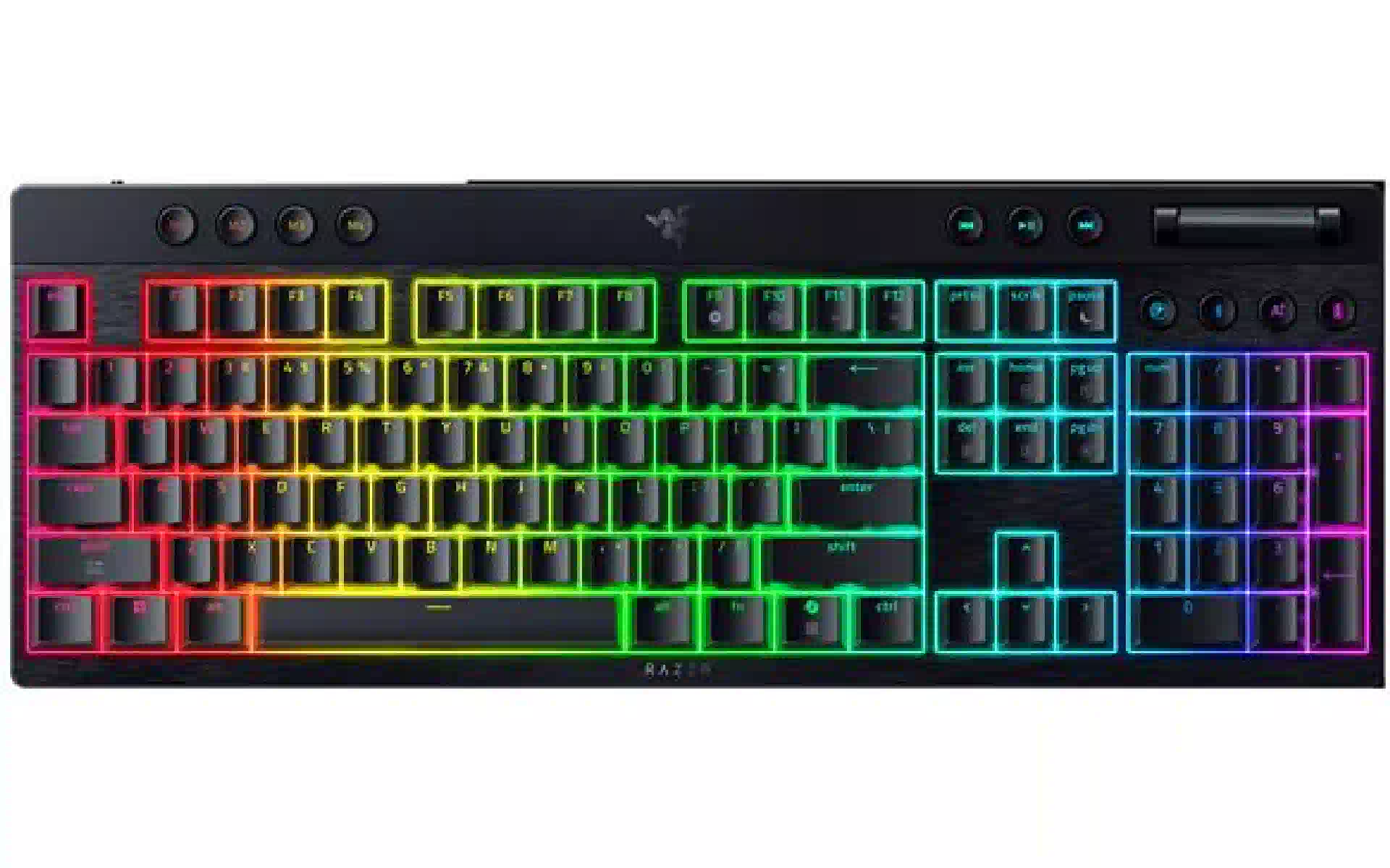 Mechanical keyboard Razer Razer BlackWidow V4 Low-profile HyperSpeed (RZ03-05271500-R3M1), Black Mechanical keyboard Razer Razer BlackWidow V4 Low-profile HyperSpeed (RZ03-05271500-R3M1), Black