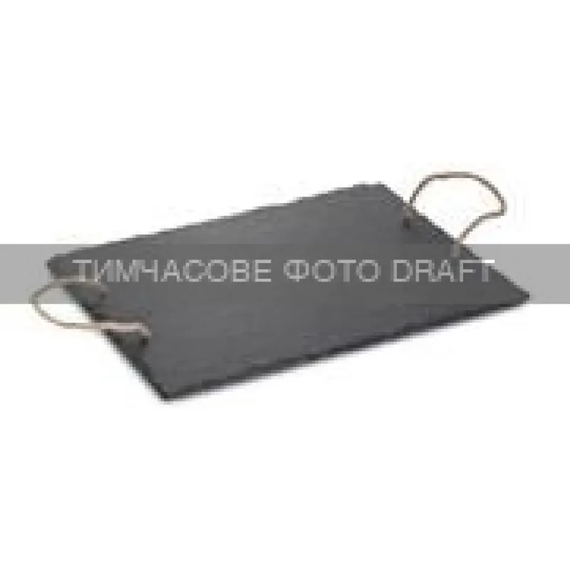 Slate serving board Ardesto (AR0956), 30 x 15 cm, shale, Black