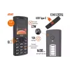 Teléfono móvil 2E E240 2025, Black (794300867202)