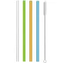Juego de pajitas de vidrio con cepillo Ardesto, Multi-Collors (AR2604SS)