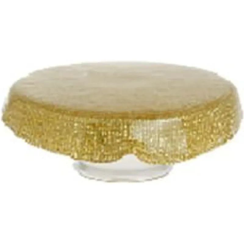 Ястие за торта Ardesto Golden Ice, Gold (AR5053)
