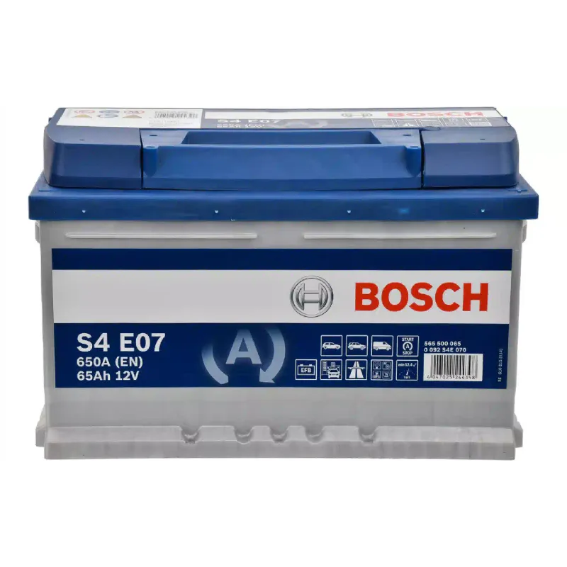 بطارية Bosch S4 12V 65Ah 650A R+ (0092S4E070)