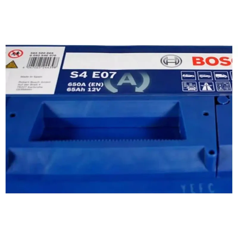 بطارية Bosch S4 12V 65Ah 650A R+ (0092S4E070)