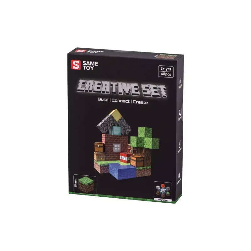 Σετ μαγνητικών κατασκευών Same Toy Creative Set Patio (MCRAFT-4129-SM)