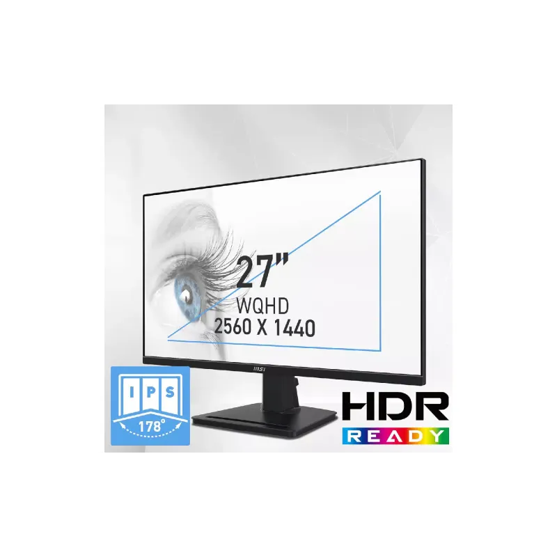 Монітор MSI Pro 27" 2.5K/IPS  MP275Q (9S6-3PC3CM-080)
