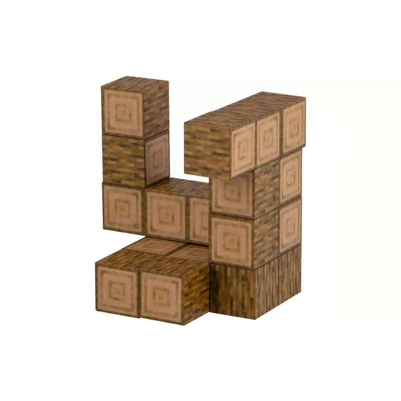 Σετ μαγνητικών κατασκευών Same Toy Creative Set Wood (MCRAFT-1711-SM)