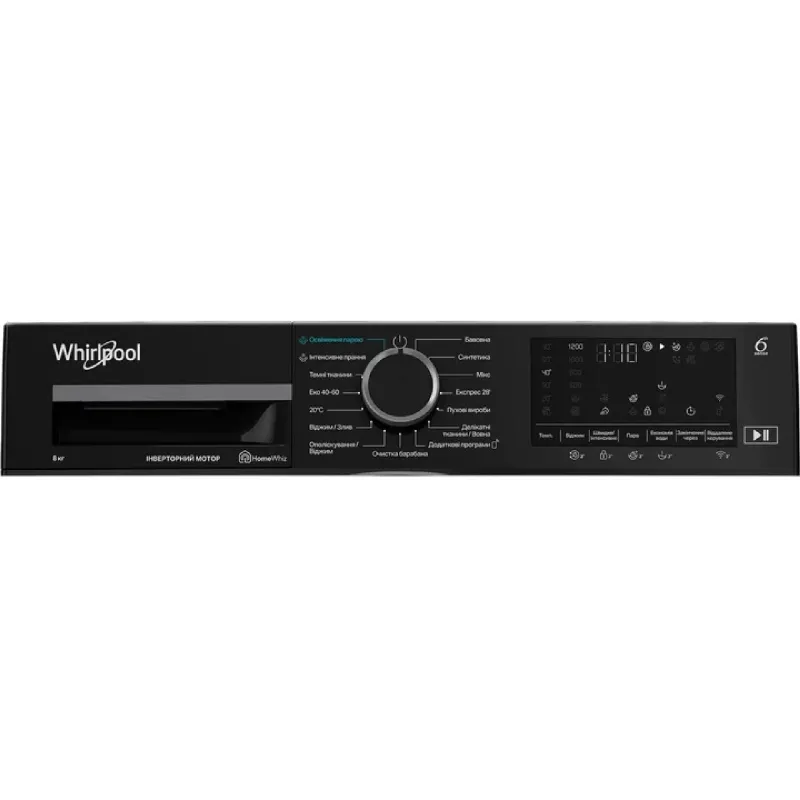 غسالة ملابس Whirlpool, White (WAM862XWB)