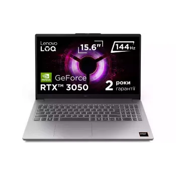 Лаптоп Lenovo LOQ 15ARP10E, Grey (83S000ENRA)