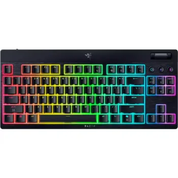 Механична клавиатура Razer BlackWidow V4 Low-profile TKL HyperSpeed, Black (RZ03-05450100-R3M1)