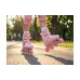 أحذية التزلج Miqilong Lumi 33-36, Pink (LSW-HA33-PINK)