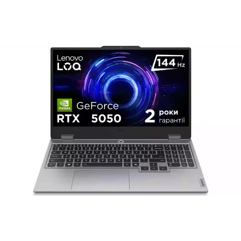 Ноутбук Lenovo LOQ 15.6" FHD/IPS 32Gb/512Gb/i7-13645HX/RTX 5050-8/DOS Grey 15IRX10 (83JE01DJRA)
