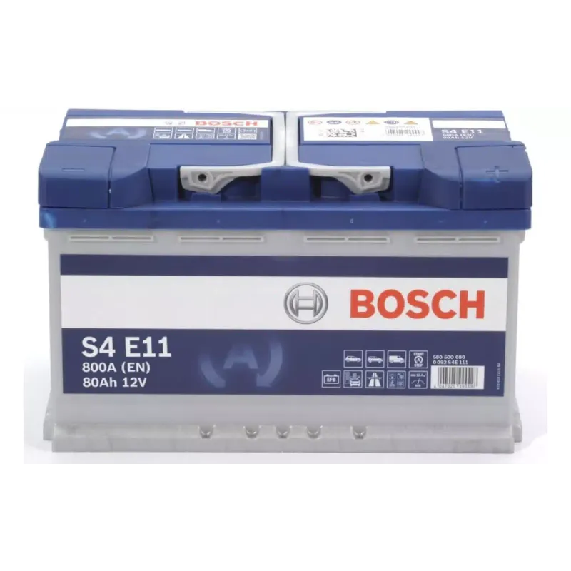 Batterie Bosch S4 12V 80Ah 800A R+ (0092S4E111)